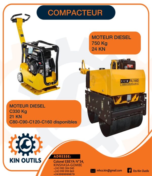 Compacteur à moteur diesel